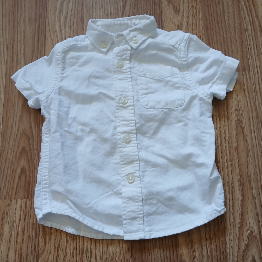 The Children's Place Classic White Kids Shirt
